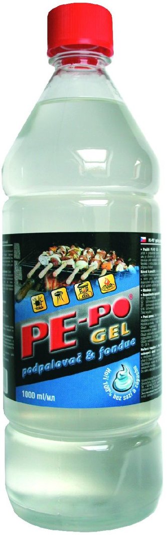 Podpalovač gelový 1 l PE-PO