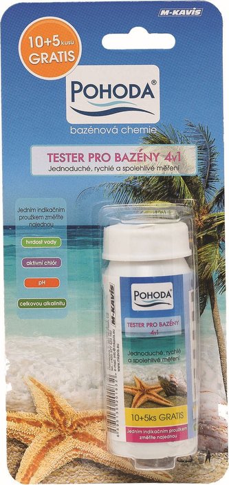 Tester papírový 4v1 10+5ks