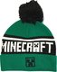 Zimní pletená čepice Minecraft: Creeper Logo (universální)