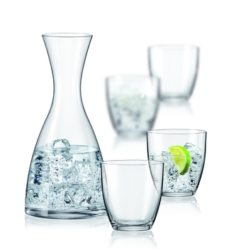 Sada karafy a 4 sklenic WATER