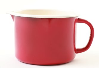 Hrnek s výlevkou 1 l ELEGANT RED