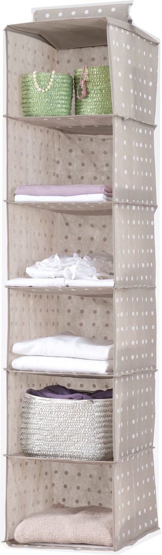 Organizér závěsný 6 polic 128x30x30 cm Compactor