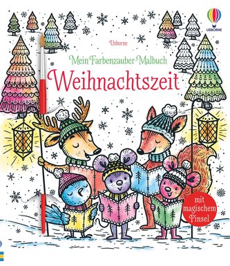 Mein Farbenzauber-Malbuch: Weihnachtszeit