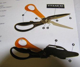 Nůžky multifunkční, 23 cm, FISKARS "Cuts and More" Nůžky multifunkční, 23 cm, FISKARS "Cuts and More"