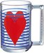Hrnek 320 ml MON COEUR červené srdce