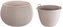 Květináč SPLOFY s vkladem 2,3 l / 23,9 cm mocca