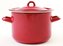 Hrnec smalt 4,5 l s poklicí Elegant Bordo 20 cm