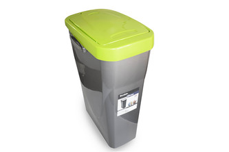 Koš na tříděný odpad zelené víko 40 L