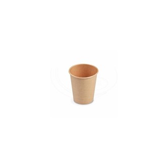 Papírový kelímek hnědý 280 ml, M (Ø 80 mm) [50 ks]