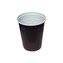 Kávový kelímek hnědo-bílý 0,2 l -PP- (Ø 70 mm) [100 ks]