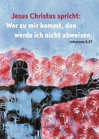 Postkarte zur Jahreslosung 2022 - 10 Karten im Set