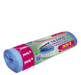 Sáčky do odpad.koše stahovací 35L/15ks