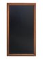 Tabule Securit LONG nástěnná na popis křídou 56x100cm, Dark Brown, lakovaná