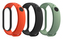 Xiaomi Mi Band 5 Strap 3ks (Black, Orange, Cyan)