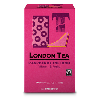 Fairtrade ovocný čaj malina Raspberry Inferno 20ks*
