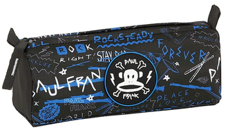 Square penál na tužky Paul Frank: Rock'N Roll (21 x 8 x 7 cm)