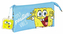 Trojitý penál na tužky Spongebob: Positive Vibes (22 x 12 x 3 cm)