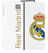 Kroužkový pořadač Real Madrid FC: Znak bílý A4 (33 x 27 x 6 cm
