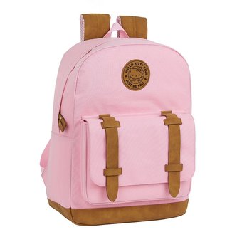 Batoh Hello Kitty: Club (objem 19 litrů|32 x 43 x 14 cm) růžový polyester