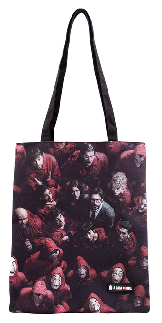 Shopping taška na rameno Netflix|La Casa De Papel|Papírový dům: Money Heist (33 x 40 cm)