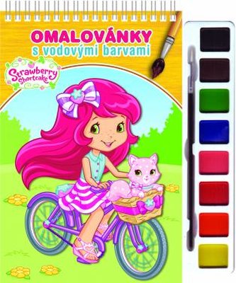 Strawberry 2 - Omalovánky s vodovými barvami a štětcem