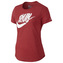 RUN P W ORGAMETRIC SWSH TEE, 10 | RUNNING | WOMENS | SHORT SLEEVE T-SHIRT | LT UNIV RED HTR/WHITE/REFLECTI | L