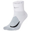U NK ELT LTWT QT, 30 | RUNNING | ADULT UNISEX | ONE QUARTER SOCK | WHITE/WOLF GREY/BLACK | 6-7.5