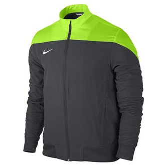 YTH SQUAD14 SDLN WVN JKT, 10 | FOOTBALL/SOCCER | BOYS | JACKET | ANTHRACITE/ELECTRIC GREEN/WHIT | M