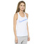 DRI FIT CTN SWOOSH TANK, 10 | WOMEN TRAINING | WOMENS | TANK TOP/SINGLET | WHITE/LT PHOTO BLUE | M
