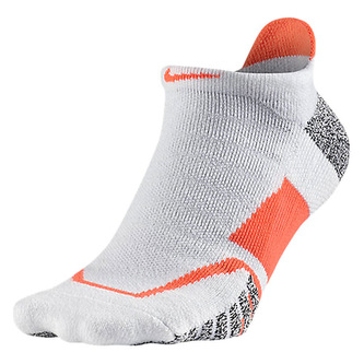 U NG CUSHIONED NS- TN, 30 | TENNIS | ADULT UNISEX | NO SHOW SOCK | WHITE/HYPER ORANGE/HYPER ORANG | M