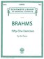 51 Exercises: Brahms - 51 Exercises Schirmer Library of Classics Volume 1600 Piano Solo