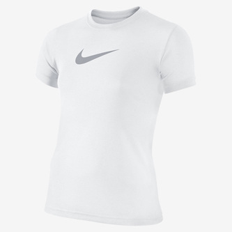 LEGEND SS TOP YTH, 10 | YOUNG ATHLETES | GIRLS | SHORT SLEEVE T-SHIRT | WHITE/WHITE/P401C | XL