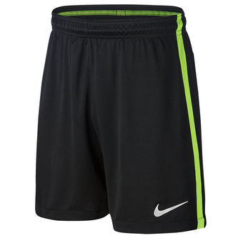 NYR Y NK DRY SQD SHORT K, 10 | FOOTBALL/SOCCER | YOUTH UNISEX | SHORT | BLACK/BLACK/METALLIC SILVER | XL