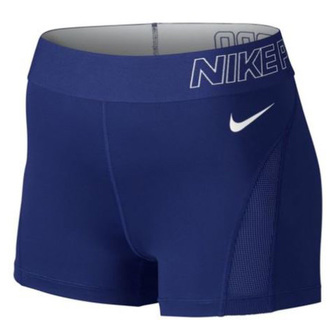 NIKE PRO HYPERCOOL 3\" SHORT, 10 | WOMEN TRAINING | WOMENS | SHORT | DEEP ROYAL BLUE/WHITE | XL