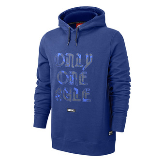 NIKE FC PO HOODY, 10 | NSW FOOTBALL/SOCCER | MENS | HOODED FULL ZIP LS TOP | DEEP ROYAL BLUE/WHITE | L