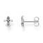 Náušnice \"Lilie\" Thomas Sabo, H2113-643-11, Sterling Silver, 925 Sterling silver, blackened, zirconia black