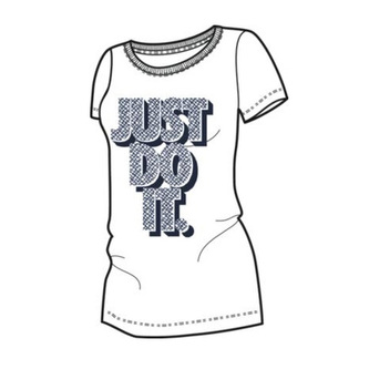 NIKE TEE-BF LYNX JDI, 10 | NSW OTHER SPORTS | WOMENS | SHORT SLEEVE T-SHIRT | WHITE/WHITE/OBSIDIAN | L