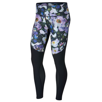 W NK PWR LGND TGHT VENEER 3, 10 | WOMEN TRAINING | WOMENS | TIGHTS | BLACK/BLACK | XS