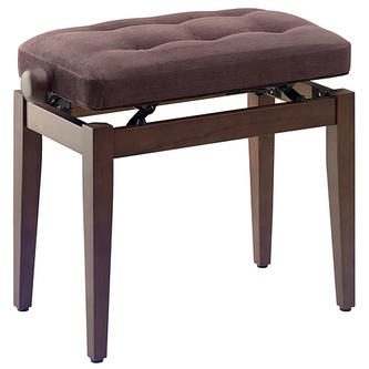 Stolička ke klavíru Stagg, barva matný ořech