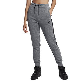 W NSW TCH FLC PANT OG, 10 | NSW OTHER SPORTS | WOMENS | PANT | CARBON HEATHER/HTR/BLACK | L