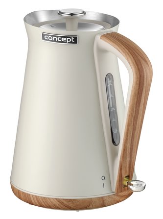 Concept RK3310 Rychlovarná konvice nerezová 1,7 l NORDIC krémová