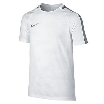 Y NK DRY SQD TOP SS DN, 10 | FOOTBALL/SOCCER | YOUTH UNISEX | SHORT SLEEVE TOP | WHITE/COOL GREY/COOL GREY | S