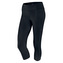W NK PWR LGNDRY CPRI TI, 10 | WOMEN TRAINING | WOMENS | 3/4 LENGTH TIGHT | BLACK/BLACK | XS