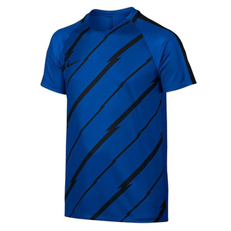 Y NK DRY SQD TOP SS GX, 10 | FOOTBALL/SOCCER | YOUTH UNISEX | SHORT SLEEVE TOP | PARAMOUNT BLUE/BLACK/BLACK | L