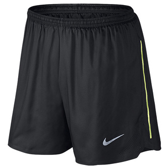 5\" NIKE RACING SHORT, 10 | RUNNING | MENS | SHORT | BLACK/REFLECTIVE SILV | S