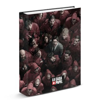 Kroužkový pořadač Netflix|La Casa De Papel|Papírový dům: Together (28 x 33 x 5 cm)