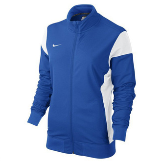 W'S ACADEMY14 SDLN  KNIT JKT, 10 | FOOTBALL/SOCCER | WOMENS | JACKET | ROYAL BLUE/WHITE/WHITE | L