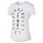 RUN P W HUSTLE TEE, 10 | RUNNING | WOMENS | SHORT SLEEVE T-SHIRT | WHITE/LT WILD MANGO/REFLECTIVE | S