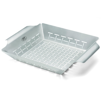 Koš na zeleninu Weber Style, nerezový, pro Weber od Q 200/2000