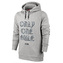 NIKE FC PO HOODY, 10 | NSW FOOTBALL/SOCCER | MENS | HOODED FULL ZIP LS TOP | DK GREY HEATHER/METALLIC GOLD | M